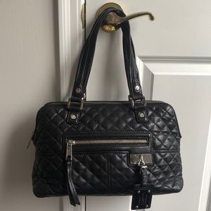 L. A. M. B Black Leather Handbag (EUC)